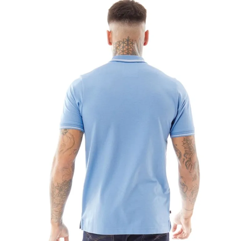Herrer Texas Tip Kortærmet poloer Lys Blå