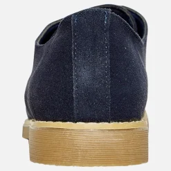 Herresko med snørebånd marineblå