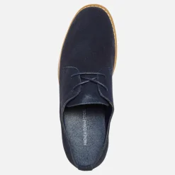 Herresko med snørebånd marineblå