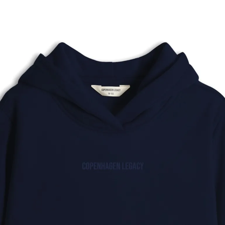 Hættetrøje til Børn Blå