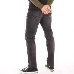 JACK AND JONES Herre Glenn Sq354 Slim Jeans Vasket Sort