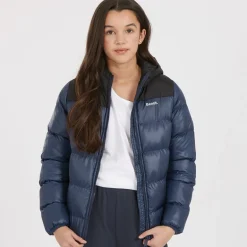 Jakke til Piger Kaylee Blå/Sort