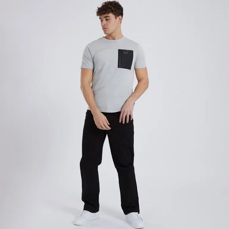 Jeans til Herre Jeffers Løstsiddende Sort