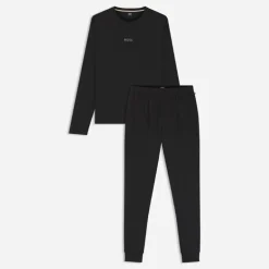 Julepyjamas Sæt Sort