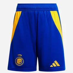 Junior Drenge ANFC Al-Nassr 24/25 Hjemme Shorts Team Royal Blue/Impact Yellow