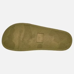 Junior Drenge Logo Stribe Badesandaler Hvid