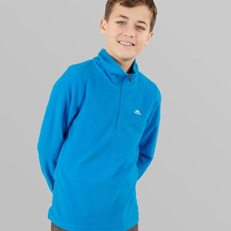Junior Drenge Masonville 1/2 Lynlås Mikro Fleece Kobolt