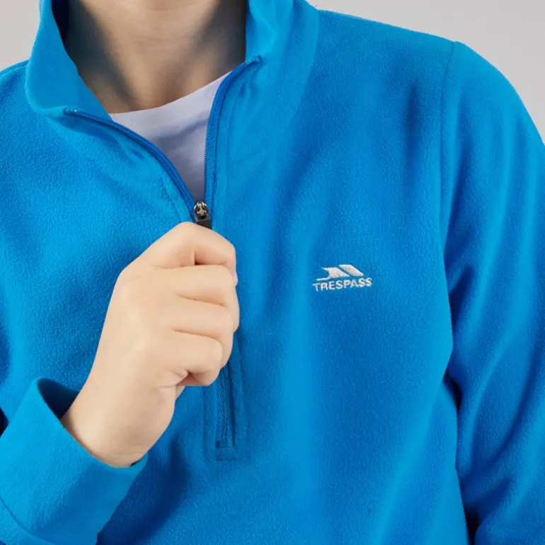 Junior Drenge Masonville 1/2 Lynlås Mikro Fleece Kobolt