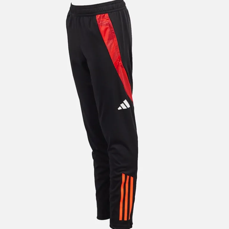 Junior Drenge OL Olympique Lyon træningsbukser Sort/App Solar Red