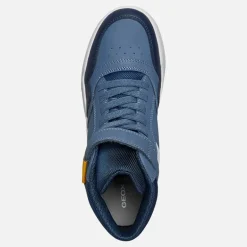 Junior Drenge Perth høj top sneakers Avio/Grå