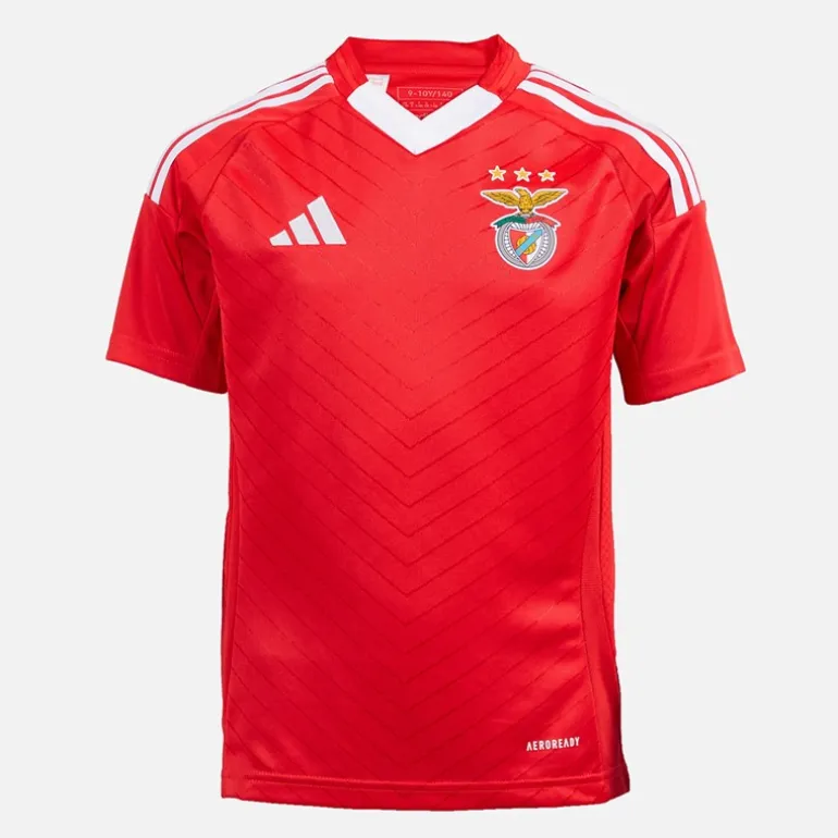 Junior Drenge SLB Benfica 24/25 hjemme trøje Benfica Red