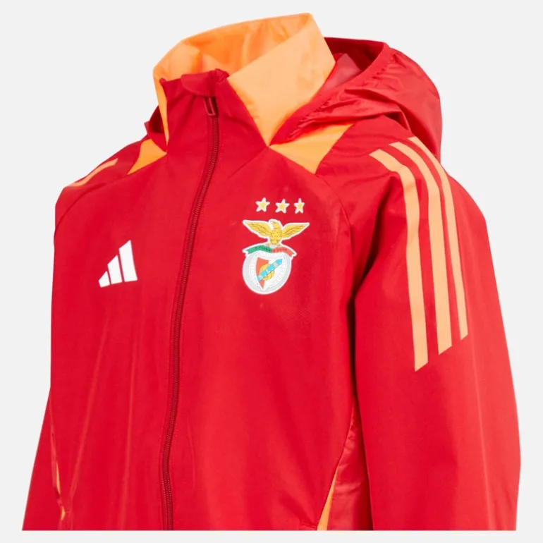 Junior Drenge SLB Benfica Allweather Jakke Team Power Red 2