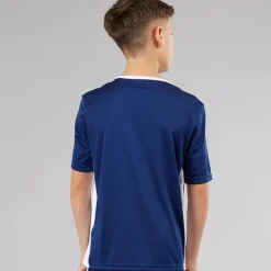 Junior Entrada 18 T-shirt Dark Blue/​Hvid