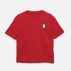 Junior FR Feyenoord Core Bomulds T-Shirt Savvy Rød