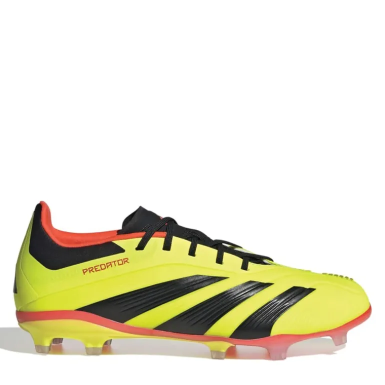 Junior Predator Elite FG Fodboldstøvler Fast Ground Team Solar Gul 2/Core Sort/Solar Rød