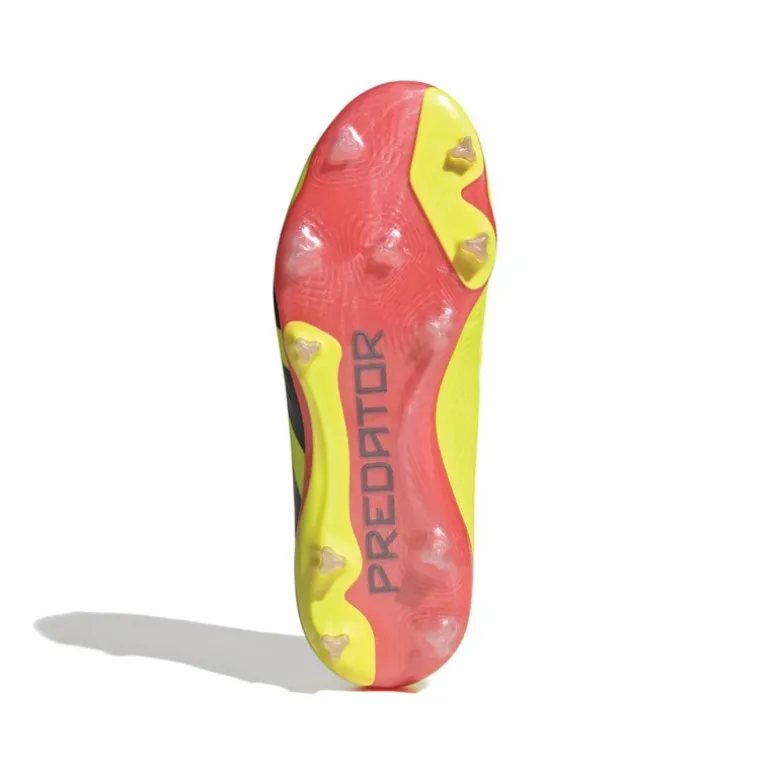 Junior Predator Elite FG Fodboldstøvler Fast Ground Team Solar Gul 2/Core Sort/Solar Rød
