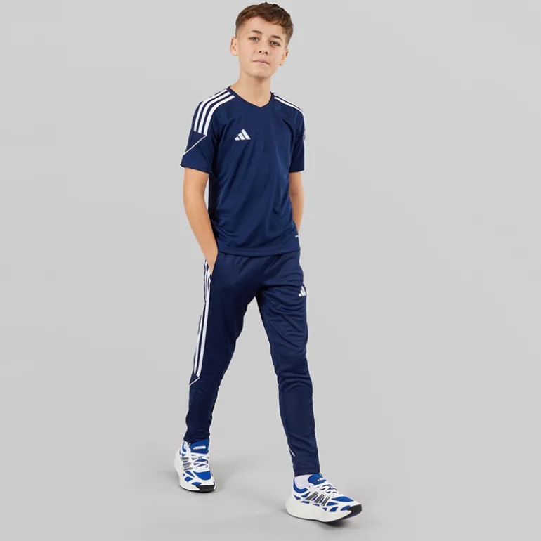Junior Tiro 23 League træningsbukser Team Navy Blue