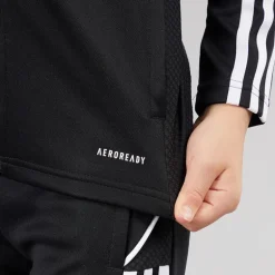 Junior Tiro 23 League Træningsjakke Team Black