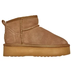 Kvindes Sydney Mini Plateau Støvletter Chestnut