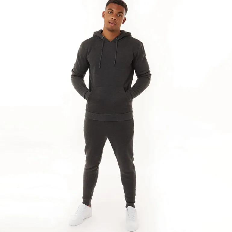 Mænd Stark Træningsdragt Mørk Antracit Melange