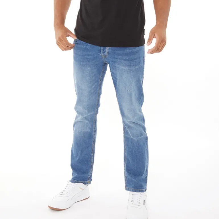 Mænd Winsbury Bootcut Jeans Stenvasket