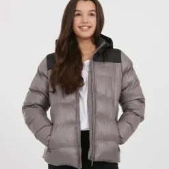 Pigejakke Kaylee Antracit/Sort