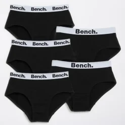 Piger Asia Fem Pak Trusser Sort