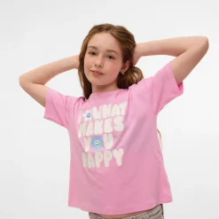 Piger Feel Cropped Boxy T-Shirt Bonbon Do What M- Bonbon