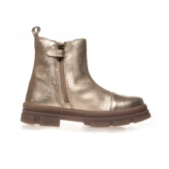 Piger Flotte Lave Støvler 012 Guld Metallic