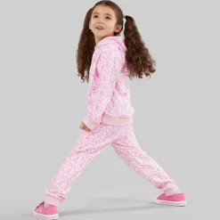 Piger Hoodie Logo Fuchsia