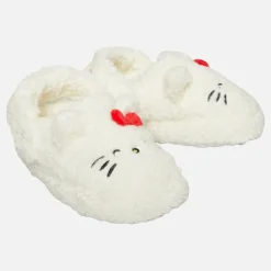 Piger Hvide Borg Slippers Hvid/​Rød