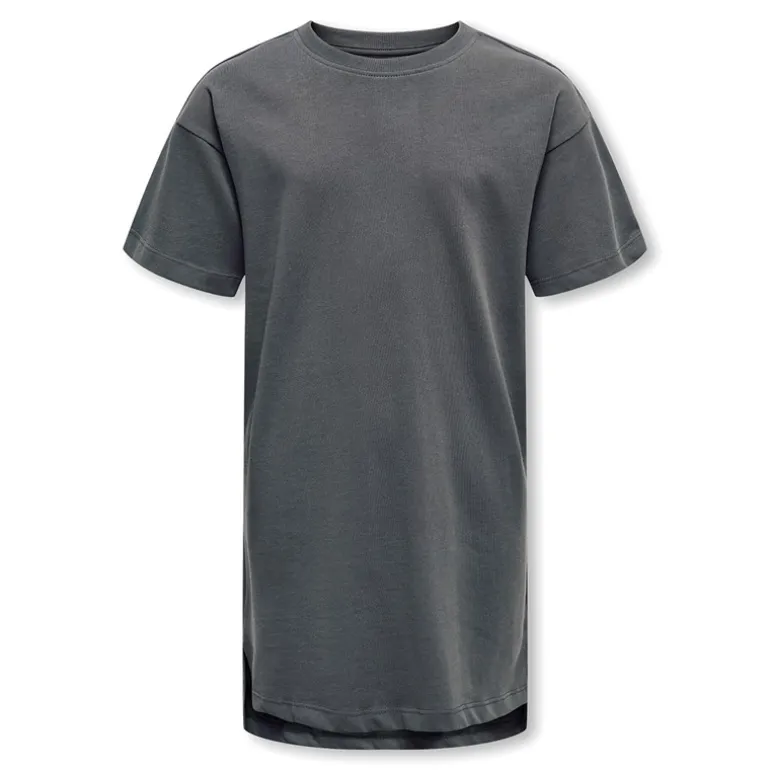 Piger Jilli Life Kortærmet Slids Kjole Blackened Pearl