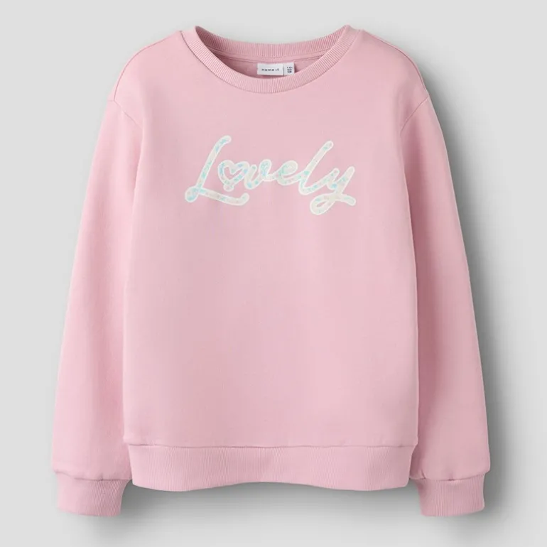Piger Judie Sweatshirt Cameo Pink
