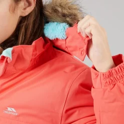 Piger Larission Isoleret Vandtæt Parka Soft Orange