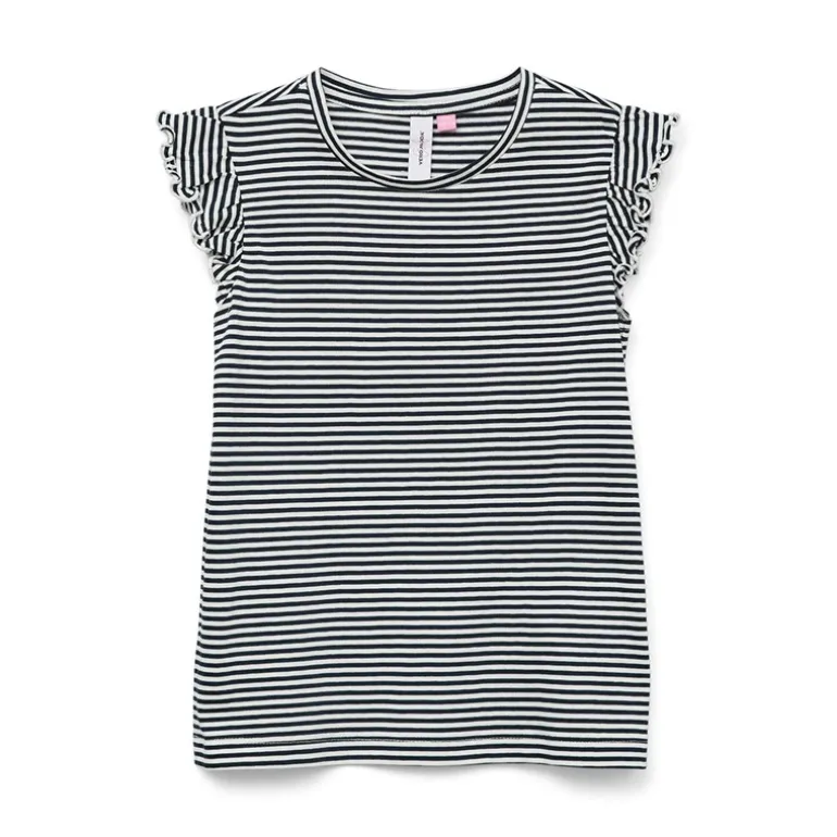 Piger Leila Mini Sl Top Navy Blazer Snow White