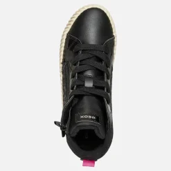 Piger Mirroless Lynlås Hi Top Træningssko Sort