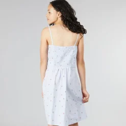 Piger Odea Kort Kjole Sne Hvid Kirsebær