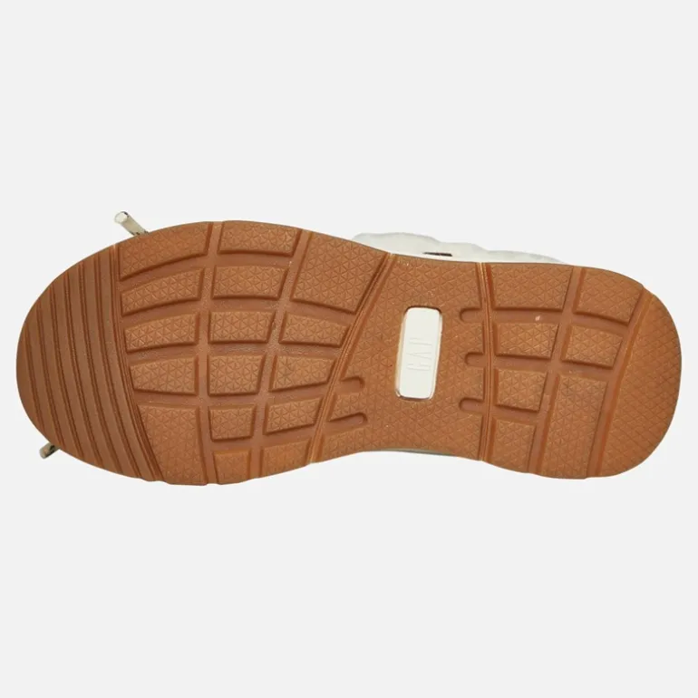 Piger Paradis Høj Pels Sne Støvler Sand Khaki