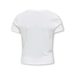 Piger Rita Shiny Knot T-shirts Hvid