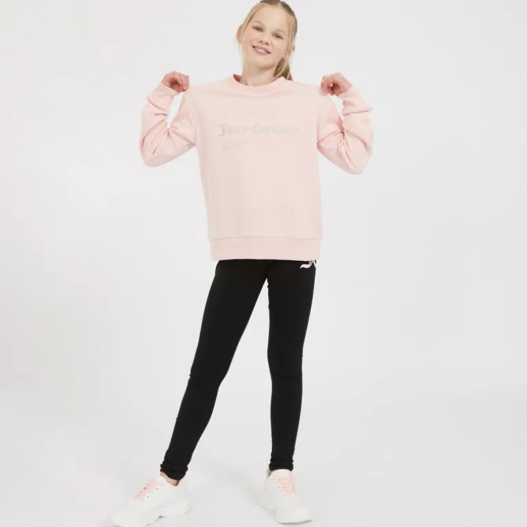 Piger Rundhals Trøje Jordbær Creme