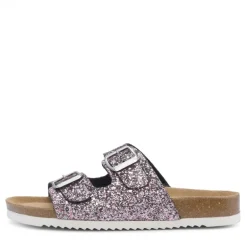 Piger To Stropper Sandaler Lys Rosa Glitter