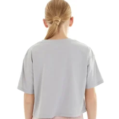 Piger Tonal Boxy T-shirt Sølv Sconce