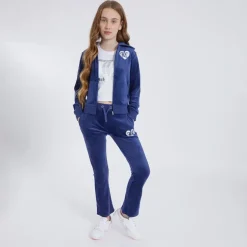 Piger Velour Hættetrøjer Blå