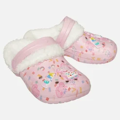 spædBørn Piger Linky Fur Foret Træsko Pink / Multi