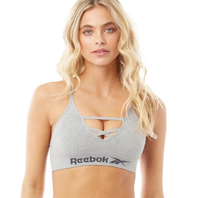 Sport-BH til kvinder Maryna Sømløs Grå Melange