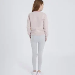 Sæt med Sweatshirt og Leggings til Piger Jordbær Creme