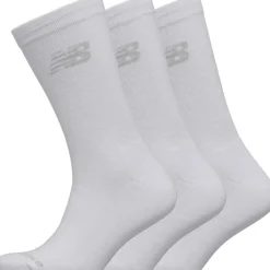 Tre par pudeforstærkede sokker Hvid