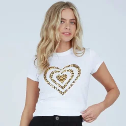 T-shirt Wildheart Hvid til Kvinder
