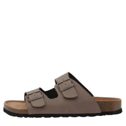 Two Strap Sandaler Mellembrun