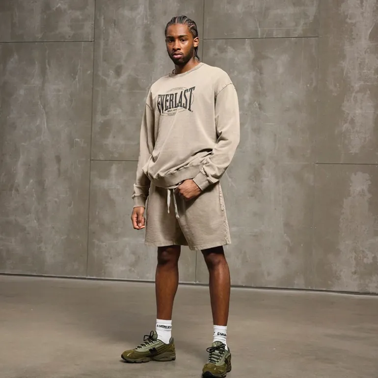 Vasket Logo Crew Sweatshirt Fossil